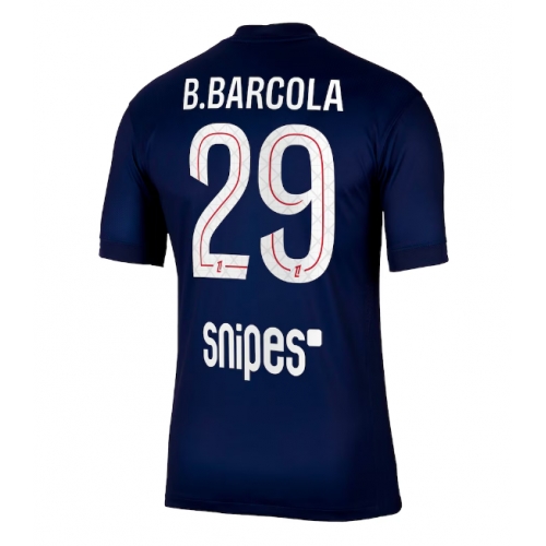 Billige Fotballdrakt Paris Saint-Germain Bradley Barcola #29 Replika Hjemmedrakt 2025-26 Kortermet Billige Fotballdrakt Paris Saint-Germain Bradley Barcola #29 Replika Hjemmedrakt 2025-26 Kortermet